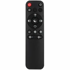 Ventilateur de plafond Globo LORIS LED Noir, 1 lumière, Télécommandes