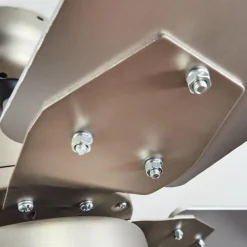 Ventilateur de plafond Hamnvik Nickel mat, 1 lumière