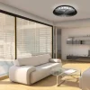 Ventilateur de plafond Mantra HIMALAYA LED Noir, 1 lumière, Télécommandes
