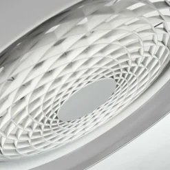 Ventilateur de plafond Penon LED Blanc, 1 lumière, Télécommandes