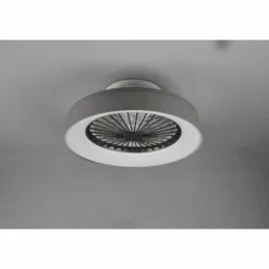 Ventilateur de plafond Reality Farsund LED Gris, 1 lumière, Télécommandes