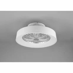 Ventilateur de plafond Reality Farsund LED Blanc, 1 lumière, Télécommandes