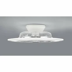 Ventilateur de plafond Reality Flaga LED Blanc, 1 lumière, Télécommandes