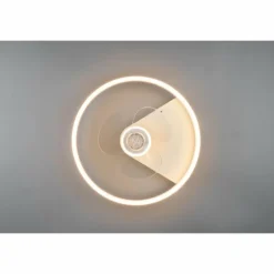 Ventilateur de plafond Reality Borgholm LED Blanc, 1 lumière, Télécommandes