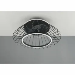 Ventilateur de plafond Reality KARLSBORG LED Noir, 1 lumière, Télécommandes