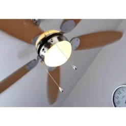 Ventilateur Globo AZURA Nickel mat, 1 lumière