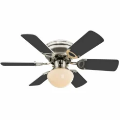 Ventilateur Globo Nickel mat, 1 lumière