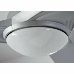Ventilateur Globo PRIMO Argenté, Blanc, 2 lumières, Télécommandes