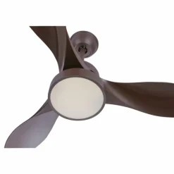 Ventilateur Globo RAMONA LED Noir, 1 lumière, Télécommandes