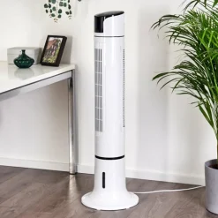 Ventilateur Urbino Tower Noir, Blanc, Télécommandes
