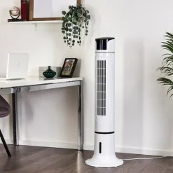 Ventilateur Urbino Tower Noir, Blanc, Télécommandes