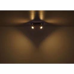 Luminaires Globo Lighting Spots Et Projecteurs|Verpax Plafonnier, Spot de plafond, Applique murale, Spot mural Nickel mat, 2 lumières