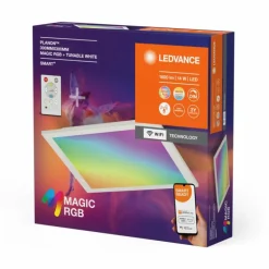 Wifi Panel Luminaires Ledvance LED Blanc, 1 lumière, Télécommandes, Changeur de couleurs