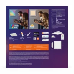 Wifi Panel Luminaires Ledvance LED Blanc, 1 lumière, Télécommandes, Changeur de couleurs