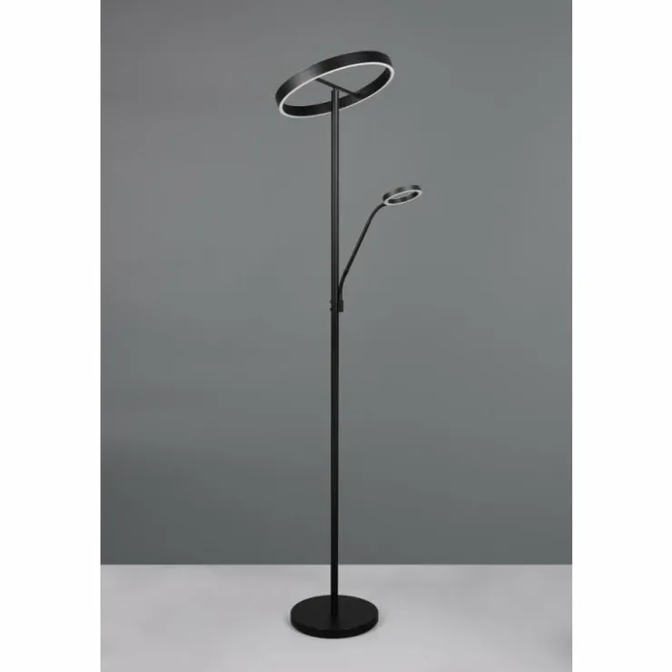 Luminaires Trio Éclairage Led|Willis Lampadaire LED Noir, 2 lumières