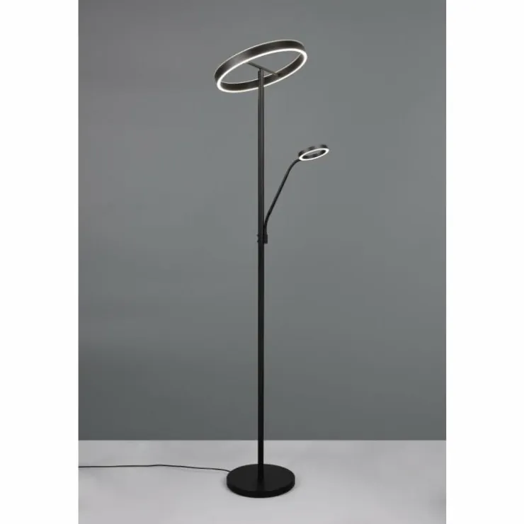 Luminaires Trio Éclairage Led|Willis Lampadaire LED Noir, 2 lumières