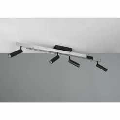 Luminaires Trio Éclairage Led|Zeno Plafonnier LED Aluminium, 5 lumières, Télécommandes