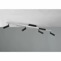 Luminaires Trio Éclairage Led|Zeno Plafonnier LED Aluminium, 5 lumières, Télécommandes