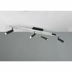 Luminaires Trio Éclairage Led|Zeno Plafonnier LED Aluminium, 5 lumières, Télécommandes