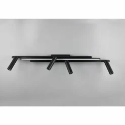Luminaires Trio Éclairage Led|Zeno Plafonnier LED Noir, 5 lumières, Télécommandes
