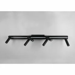 Luminaires Trio Éclairage Led|Zeno Plafonnier LED Noir, 7 lumières, Télécommandes